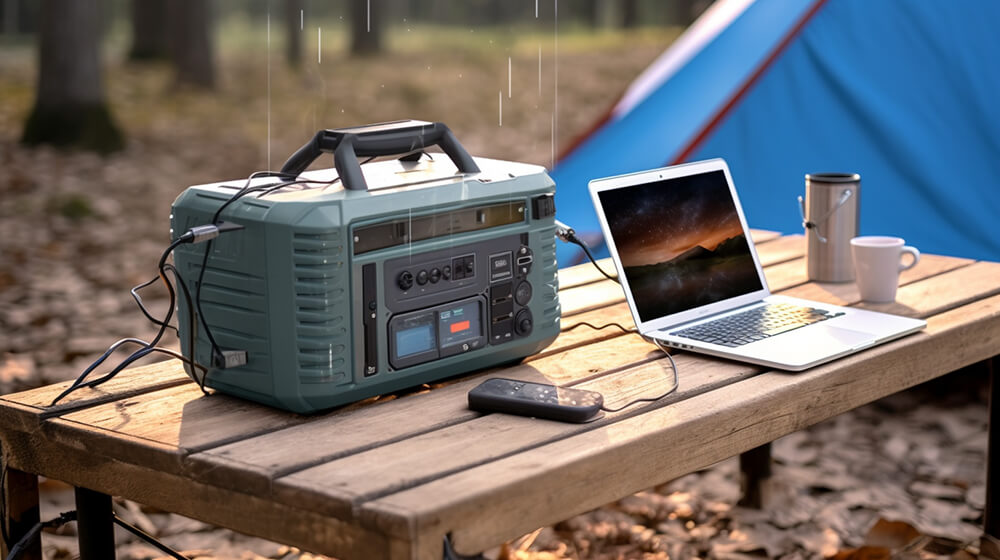 Camping with Tech Gadgets