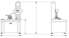 High Precision Roughness Tester Instrument Lab Profilometer